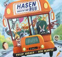 Hasen rasen mit dem Bus